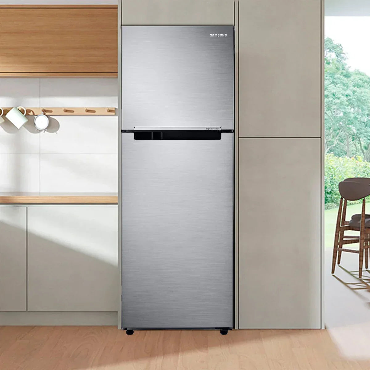 Refrigerador Samsung RT22FARADS8 Gris 234Litros
