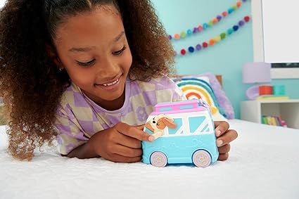 PLAYSET ESTUCHE PERRITO EN CARAVANA POLLY POCKET HRD36 NIÑA