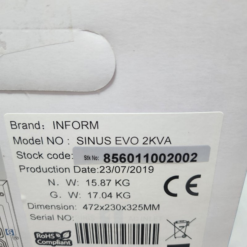 Ups Inform Sinus Evo 2Kva