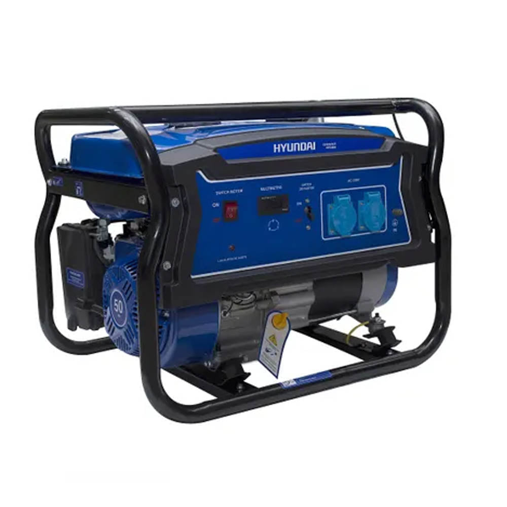 Generador A Gasolina Hyundai Hyg4050e Azul 15lts