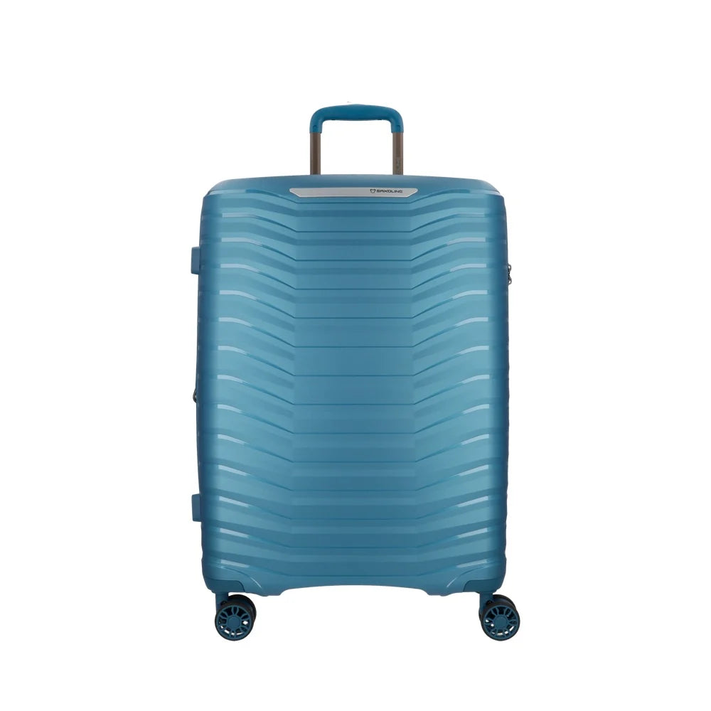 Maleta de Viaje Saxoline Titanium Mediana 66 Litros, Azul