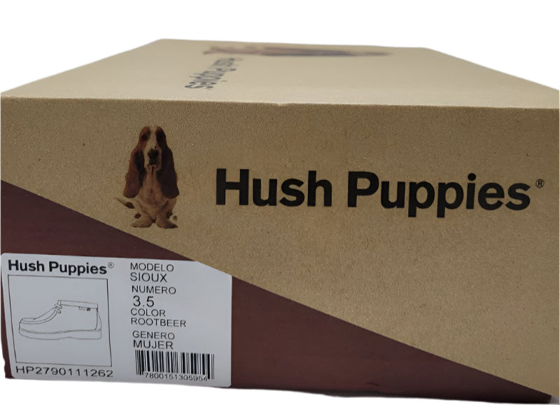 Calzado Hush Puppies Sioux Rootbeer Talla 3.5