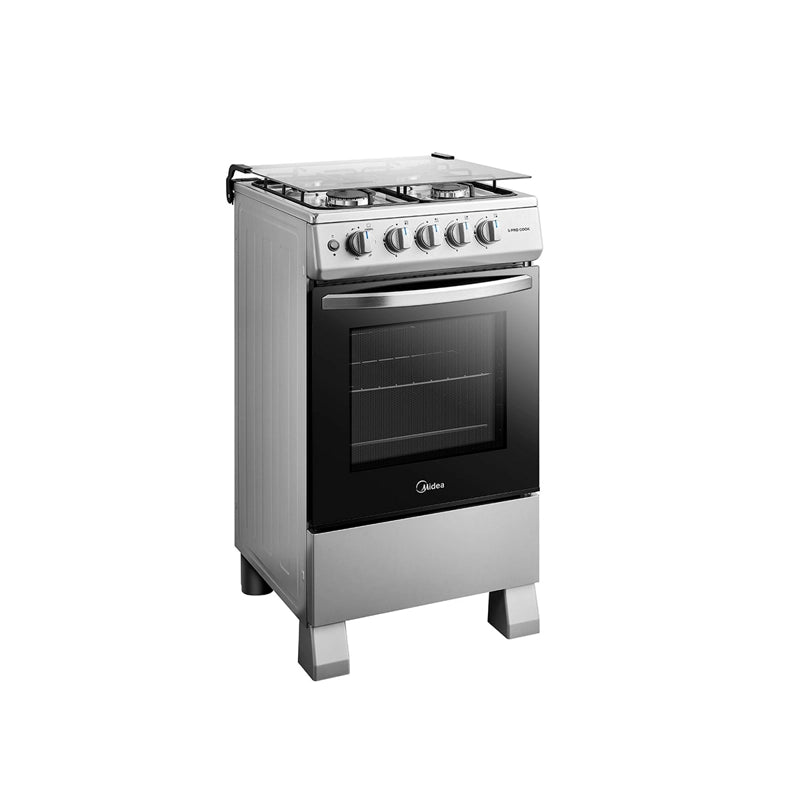 Cocina Midea MFO-MG20TCSSL 4 Platos Gas Licuado Plata