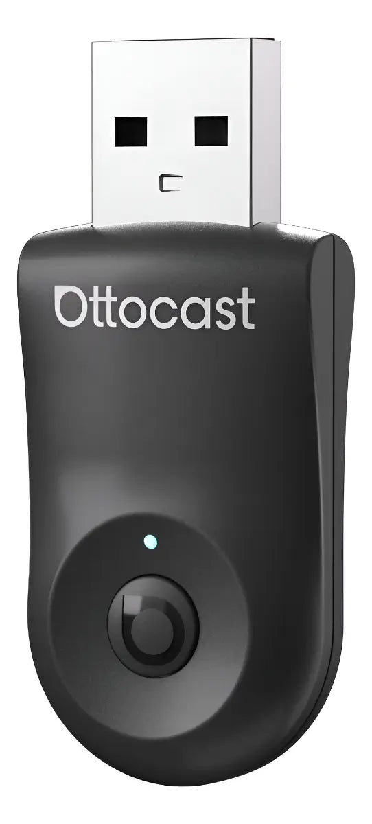 Adaptador Inalámbrico Ottocast 2 en 1 USB CarPlay Android Auto WiFi