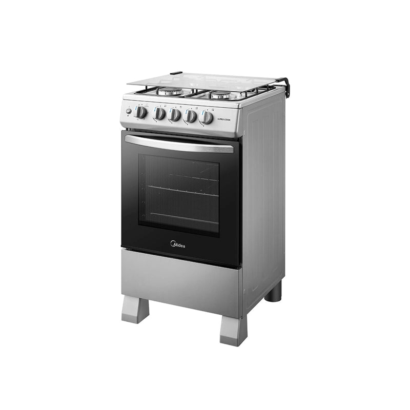 Cocina Midea MFO-MG20TCSSL 4 Platos Gas Licuado Plata