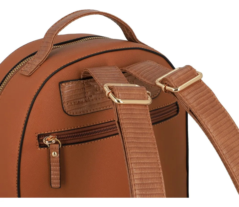 Mochila + Espejo Secret Albacete Fw25 Cafe Femenino
