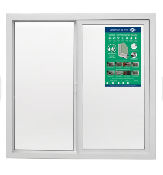 Ventana Corredera Termopanel Dvp Advance Blanco 100x100cm