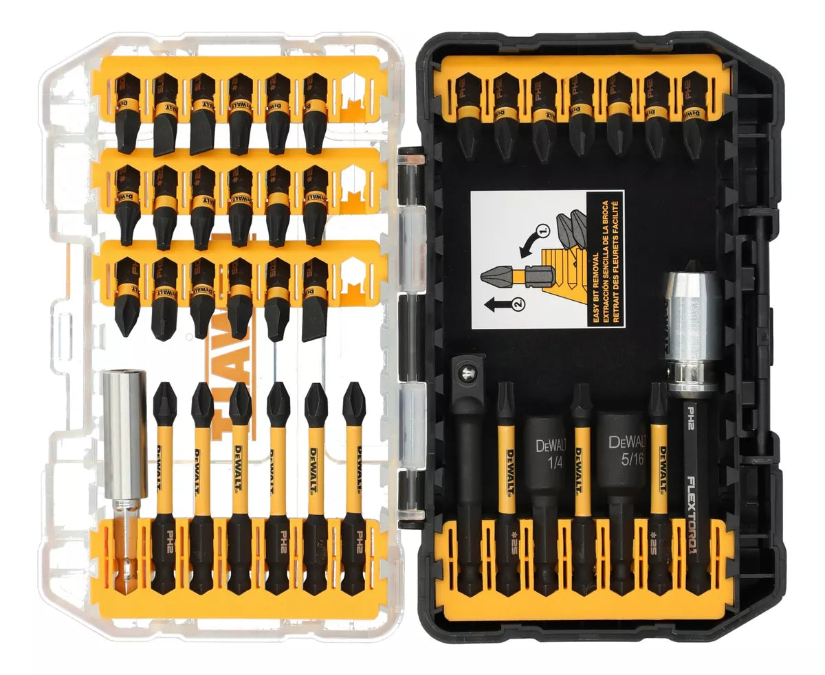 Set Impact Ready Flextorq Dewalt Dwa2t40ir 40 Pieza