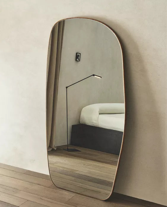 Espejo de Pie Zara Home Marco Ovalado Marrón
