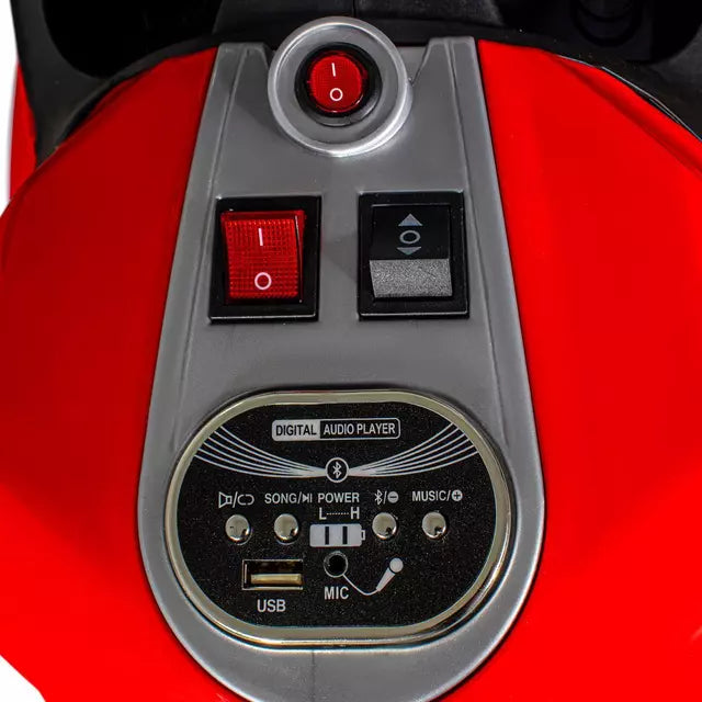 Motocicleta Eléctrica Little Monkey 48826 Verde, Blanco y Rojo