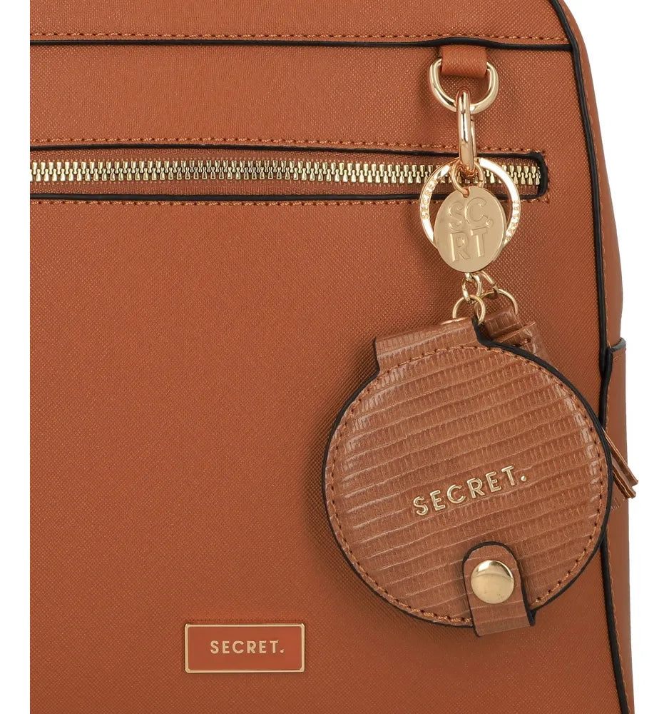 Mochila + Espejo Secret Albacete Fw25 Cafe Femenino