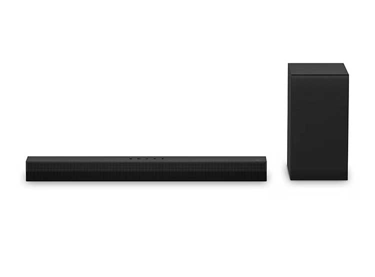 Barra De Sonido 2.1 + Subwoofer Inalámbrico Lg Soundbar S40t Negro 300w