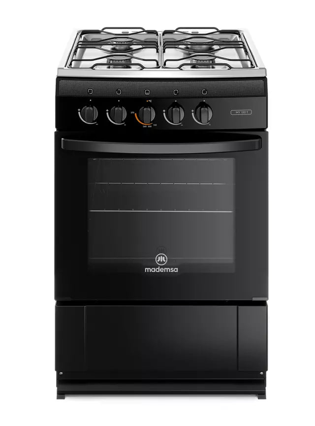 Cocina A Gas Mademsa Mv 120 T 4 Platos Negro
