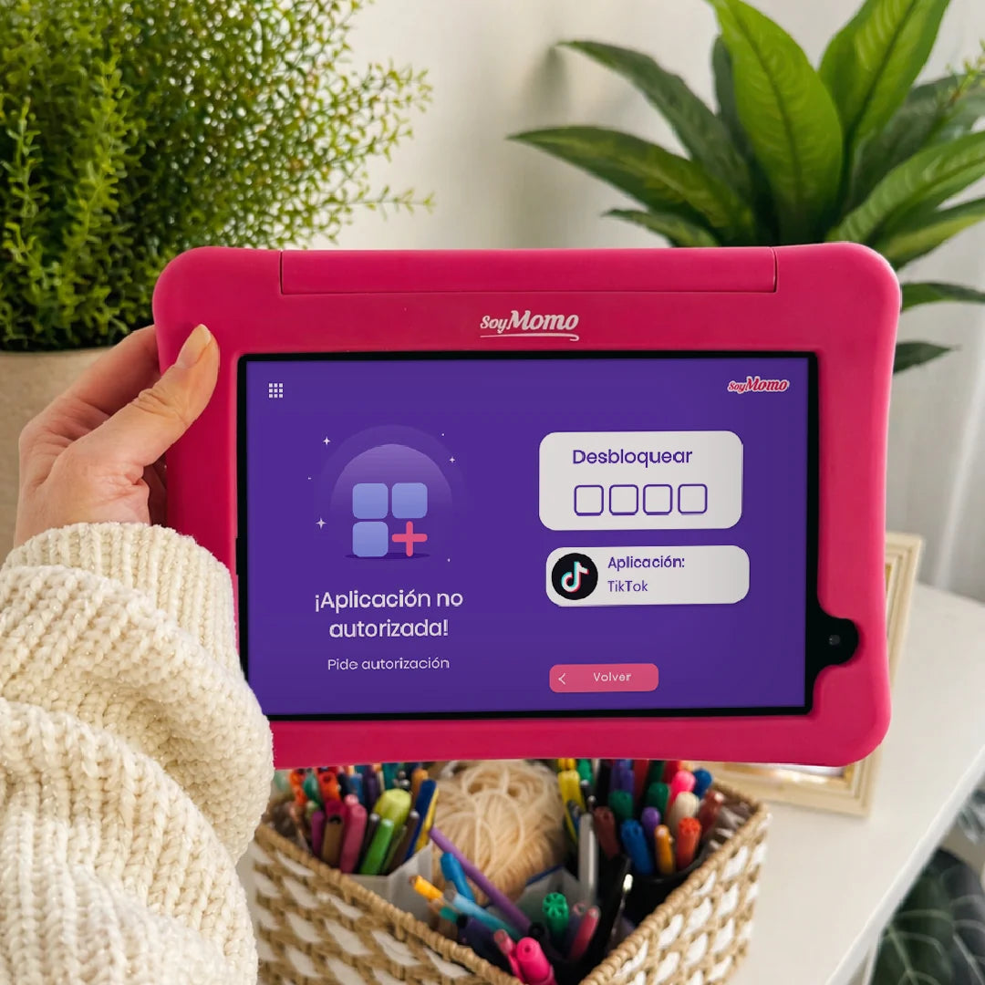 Tablet para Niños + Carcasa Soy Mono Pro 2.0 64 GB + 4 GB, Rosado