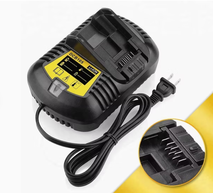 Cargador De Batería Lasica Dcb105 Dcb205 Dcb201 Dcb203 12v Y 20v Max