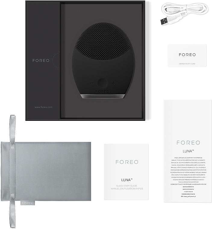 Limpiador Facial Foreo Luna 2 For Men Negro