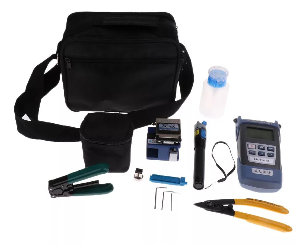 Kit De Herramientas Fibra Óptica Genérico Medidor De Potencia 10Km