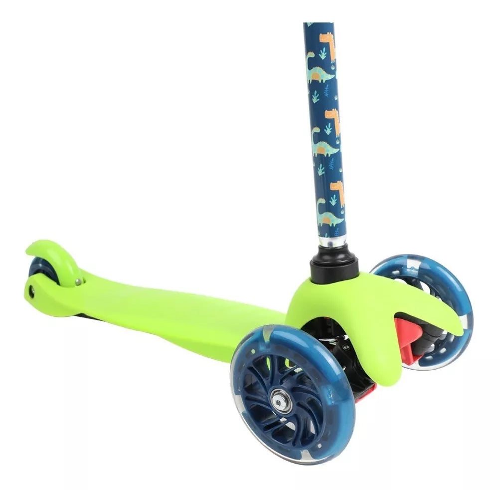 Scooter Infanti Ruedas Tiene Luces Verde