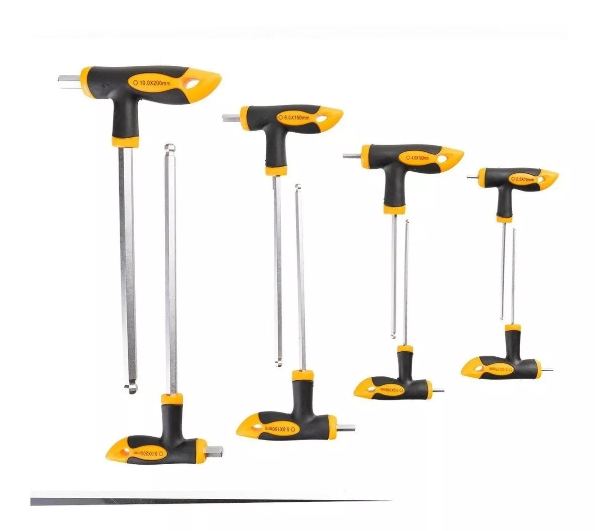 Set Llaves T Bulit Serie 800 Acero Al Cromo Vanadio 16 Unidad