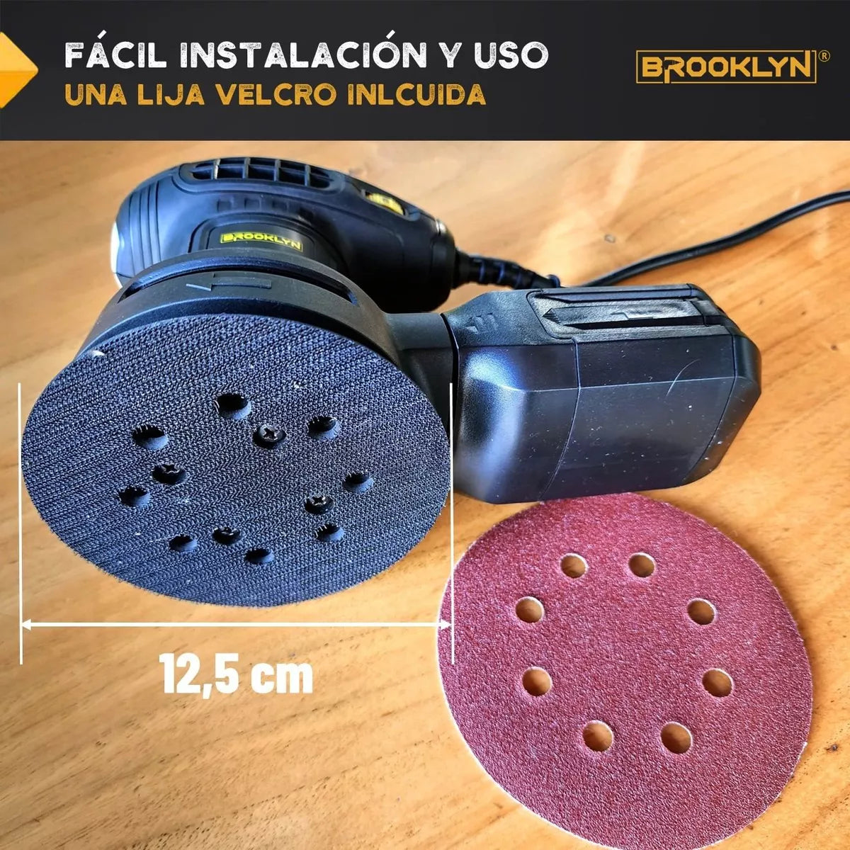 Lijadora Brooklyn Roto Orbital 350W