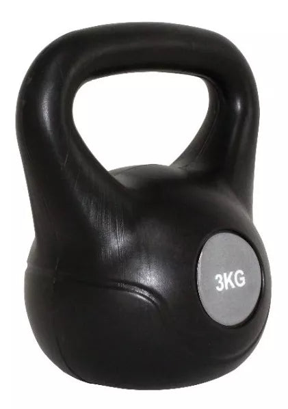 Pesa Rusa Kettlebell Basics Negro 3 Kg