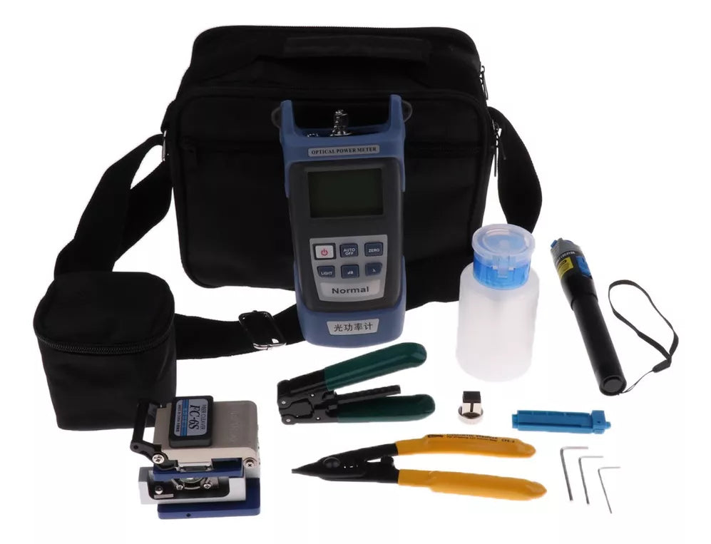 Kit De Herramientas Fibra Óptica Genérico Medidor De Potencia 10Km