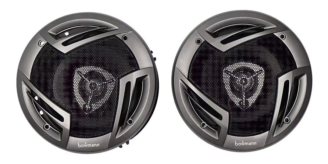 Parlante Auto Bowmann Ts-1650 3Vias Negro 16Cm-250W