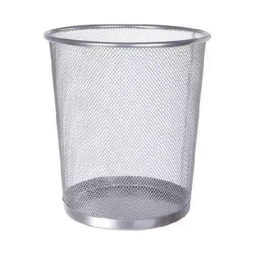 Basurero Esencial Shop Metalico Mediano Gris