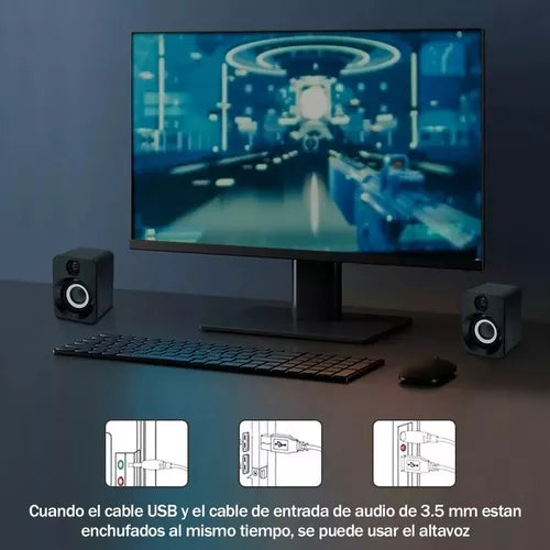 Bocinas Mini Subwoofer X1 Computer Speaker