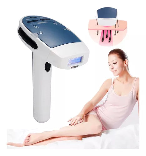 Depiladora Laser Definitiva Moky Metinca Homelight Face Y Body Blanco