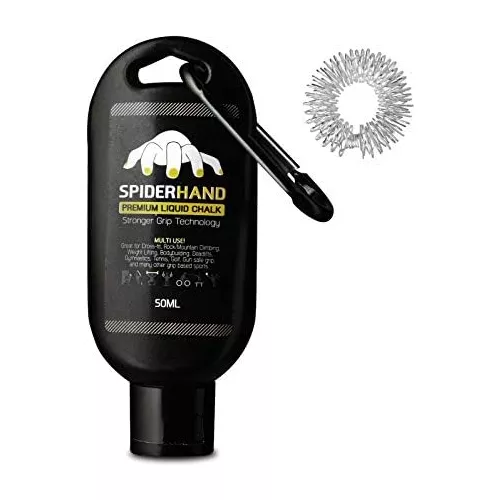 Kit Tiza Liquido Agarre Mano Spiderhand Grip Profesional Con Clip De Viaje Y Anillos 250 + 50ml