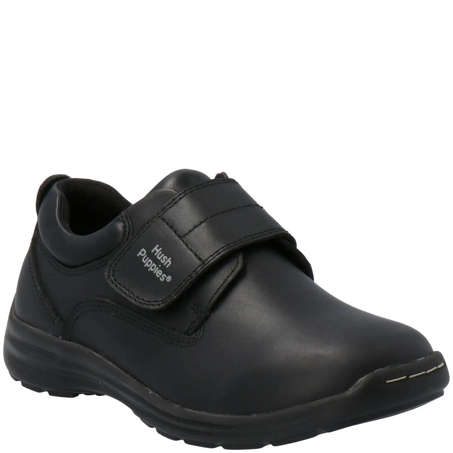 Zapato Escolar Hush Puppies Jungle Velcro Negro 31 Niño