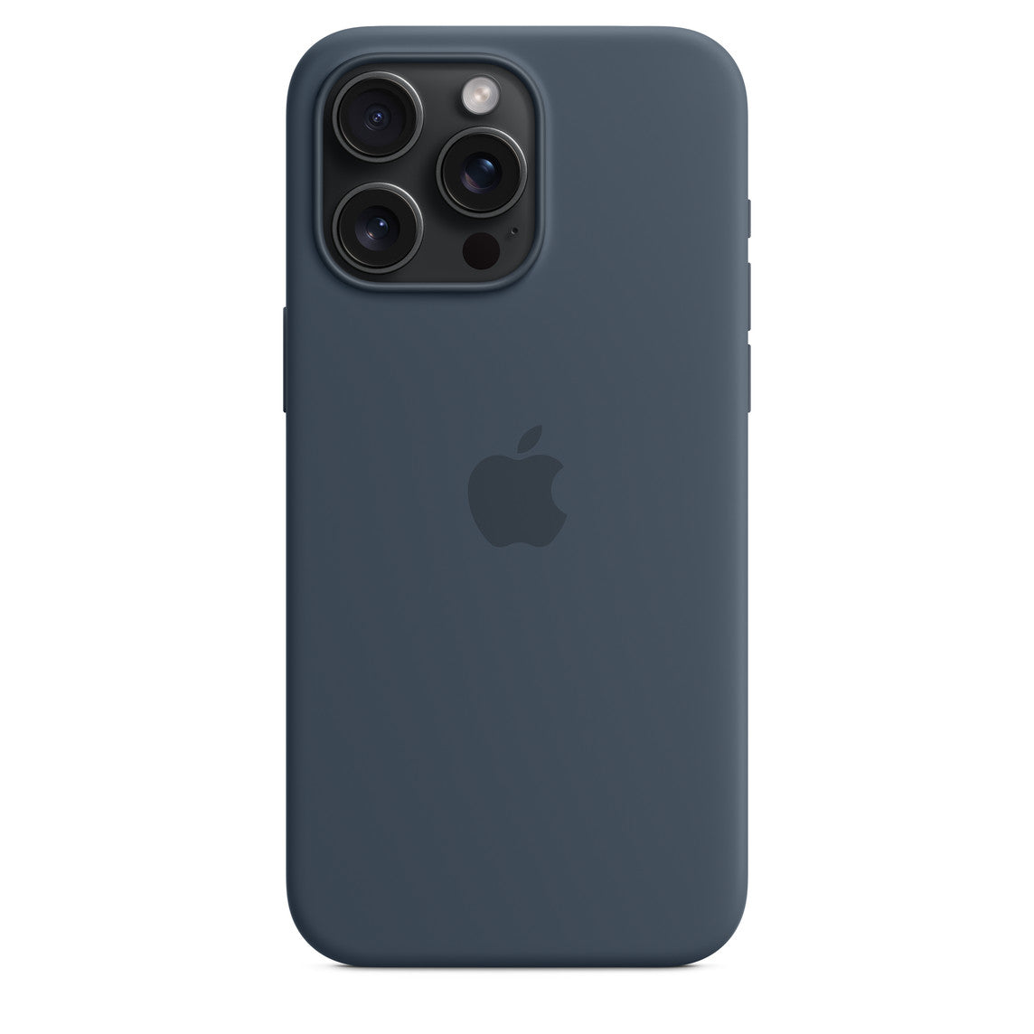 Funda Apple Original Silicona Magsafe Iphone 15 Pro Max Azul Tormenta [Openbox]