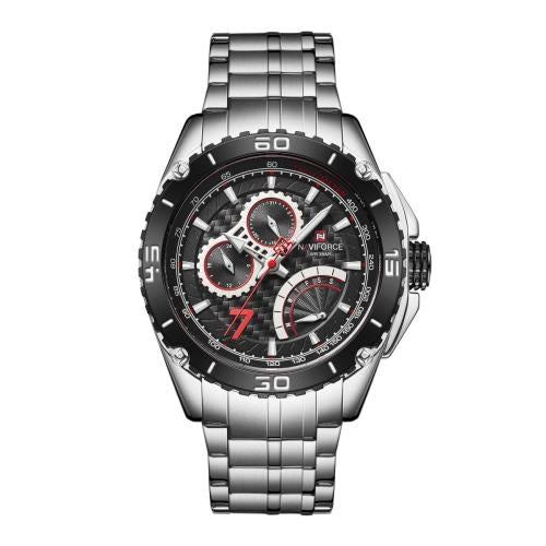 Reloj Naviforce Nf9183 Plateado/Negro