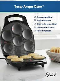 Tosty Arepa Eléctrica Oster CKSTAM513-052 para 6 Arepas 200W