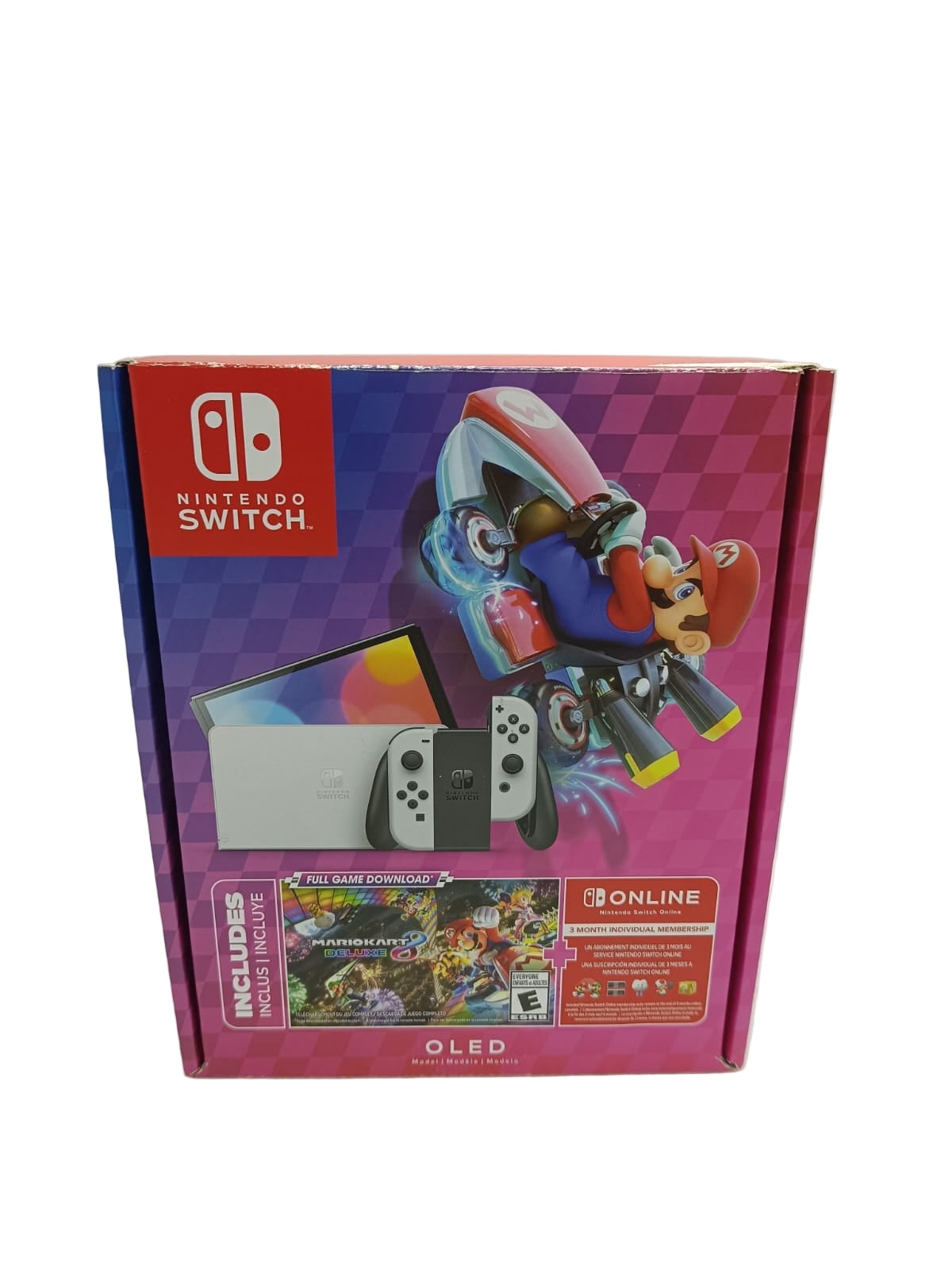 Consola De Juego Digital Nintendo Switch Oled White Mk8 64 Gb