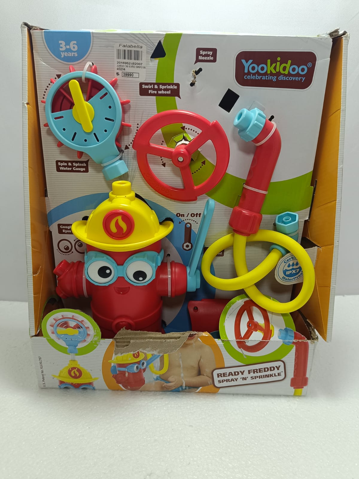 Juego de Baño Grifo Lanzapelotas Yookidoo