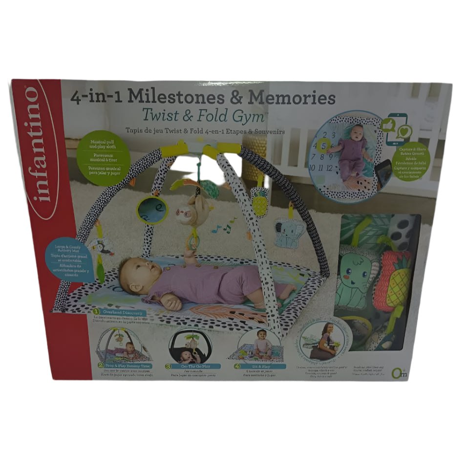 Gimnasio Infantino Twist Fold 4 En 1 Multicolor