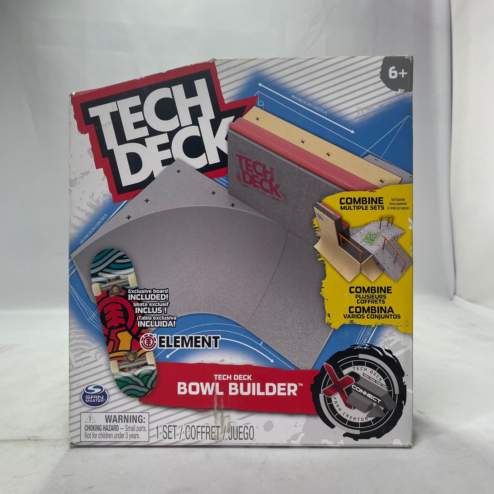 Juego De Rampa Patineta Tech Deck Pack Bowl Boulder