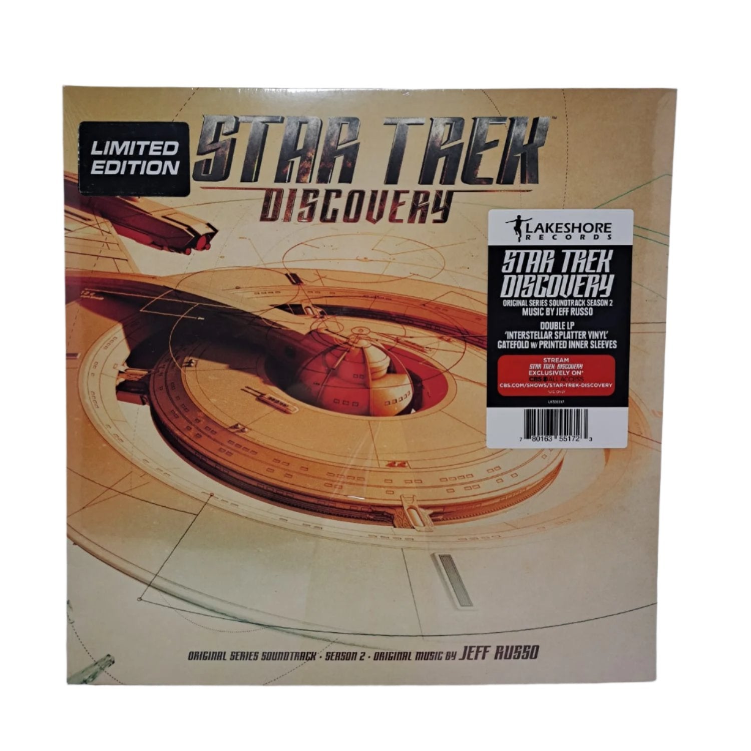 Pack 2 Disco Jeff Russo Vinilo Lakeshore Star Trek Discovery