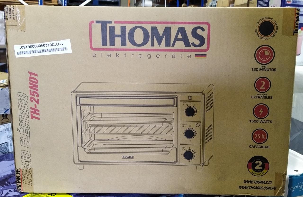 Horno Eléctrico Thomas Th-38i Inox 38 Litros