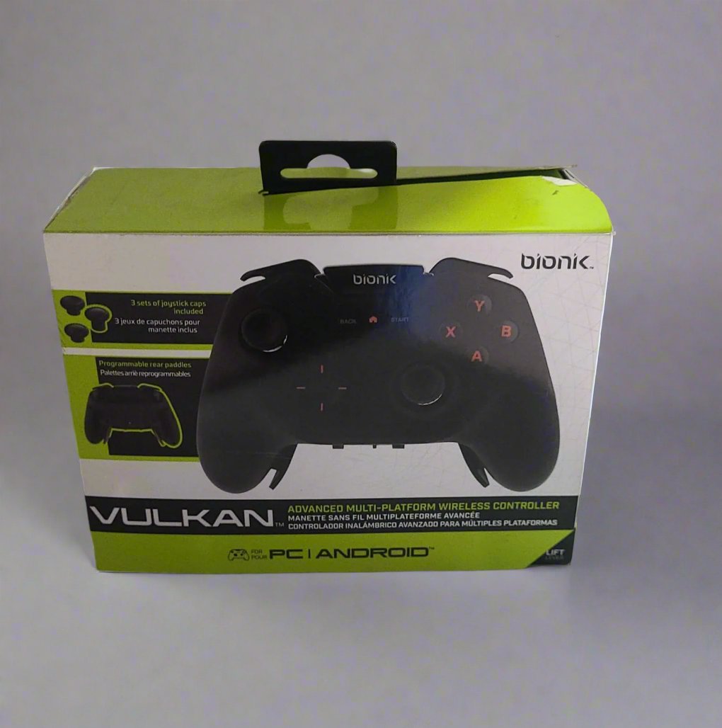 Controlador Inalambrico Avanzado Para Multiples Plataforma Bionik Vulkan Negro