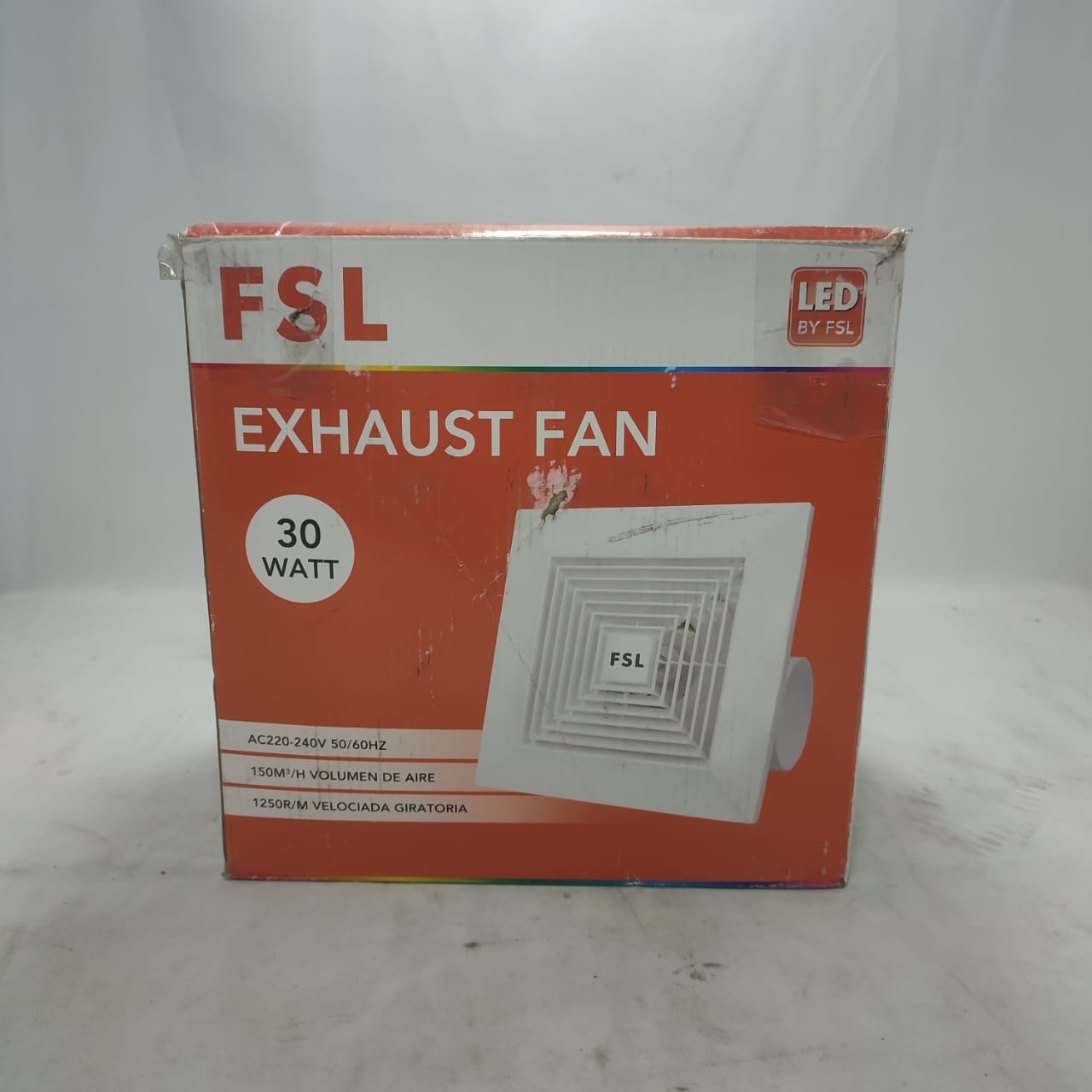 Ventilador Extractor De Aire Fsl Lt-Fs20Gd-8 Blanco 4" Pulgadas