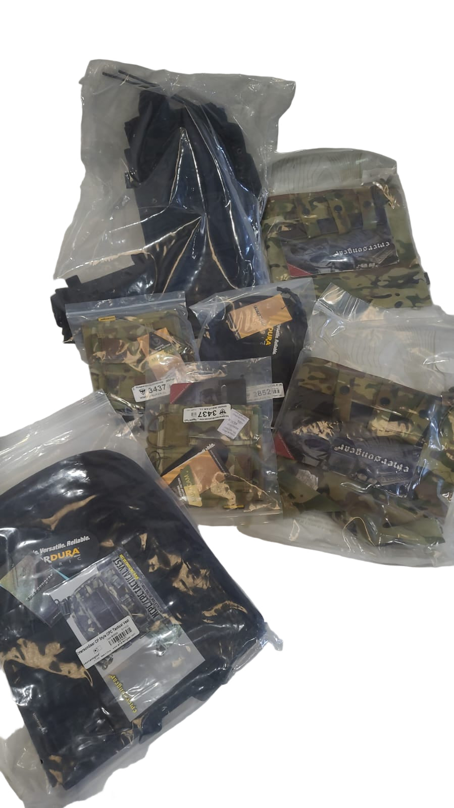 Set De Vestimenta Militar Para Airsoft Emersongear 7 Bolsa