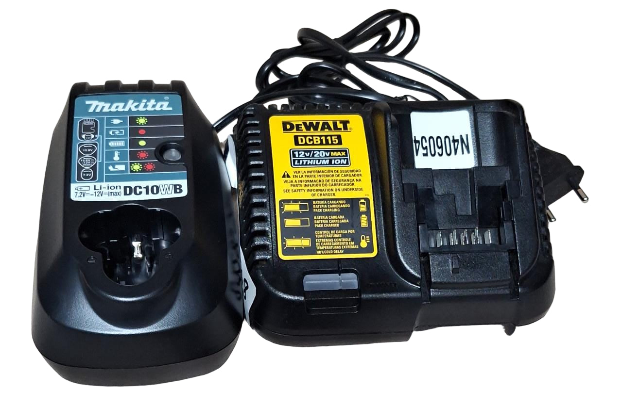 Pack 1 Cargador 12V Batería De Tubo+1 Cargador Dcb115 Lithium Ion Thakita + Dewalt Dc10Wb 12V 2 Unidad