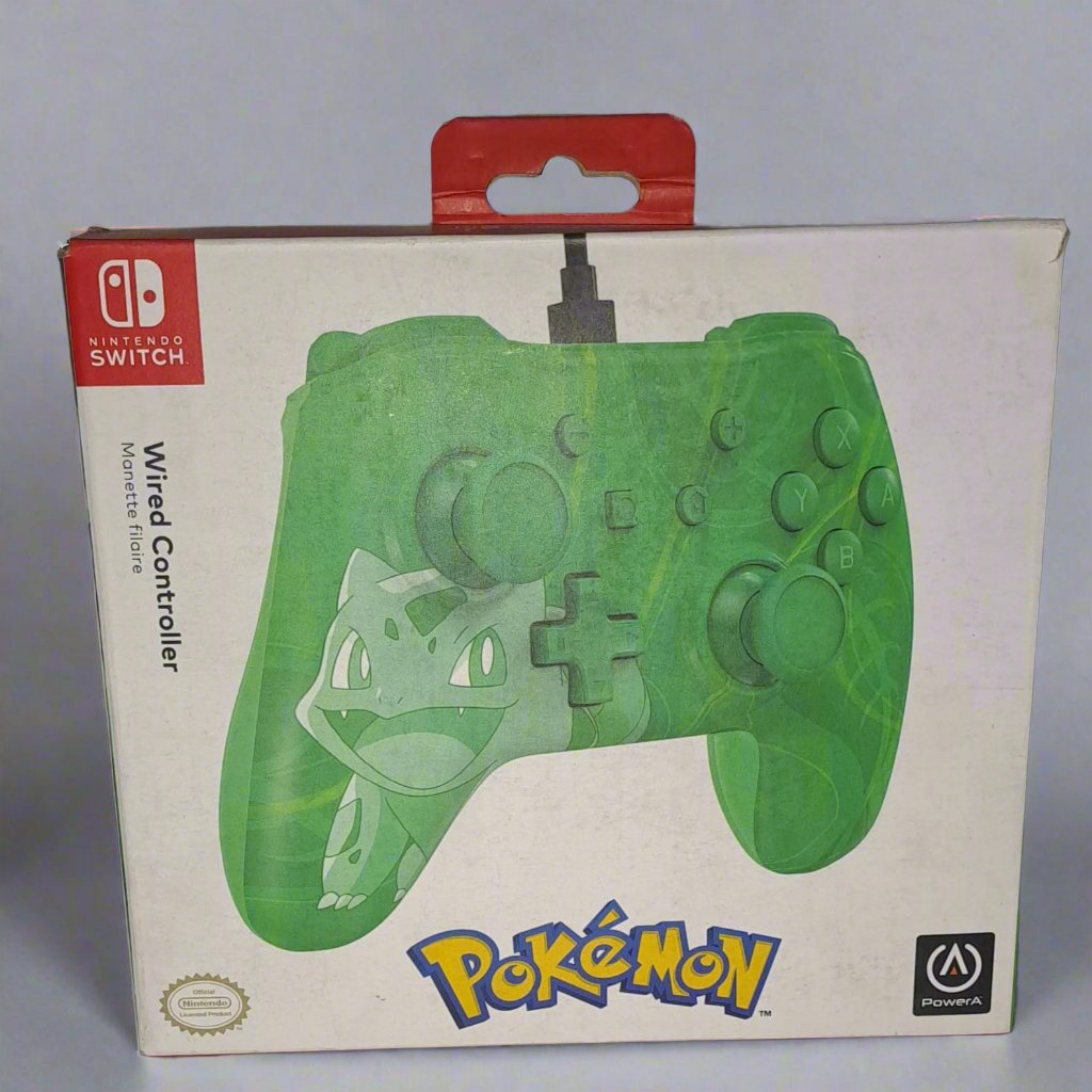 CONTROL MANDO PRO POWER A POKEMON NINTENDO SWITCH VERDE