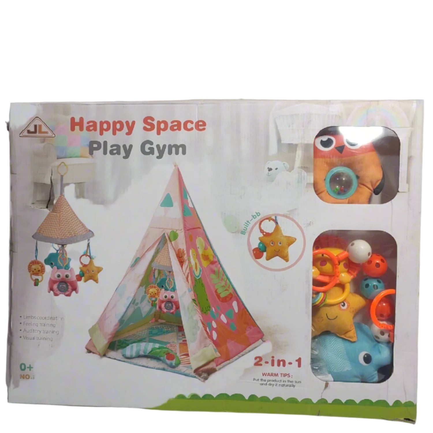 Gimnasio 2 En 1 Bebesit Happy Space Rosa