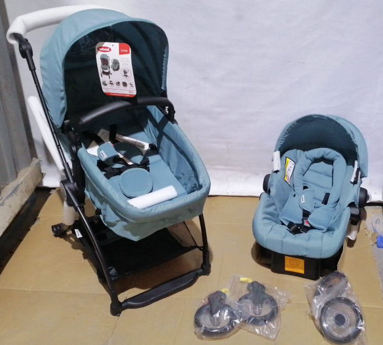 Coche Bebesit Travel System Loop Turqueza
