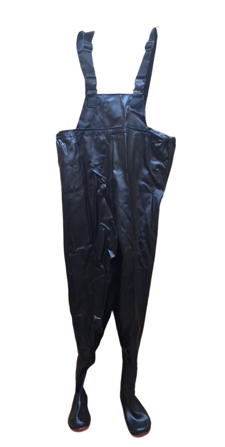 BOTAS FISHING GENERICO WADERS DE UNA SOLA PIEZA, IMPERMEABLES NEGRO M MASCULINO