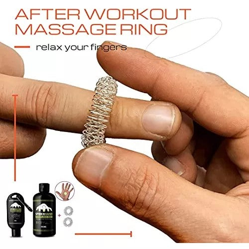 Kit Tiza Liquido Agarre Mano Spiderhand Grip Profesional Con Clip De Viaje Y Anillos 250 + 50ml